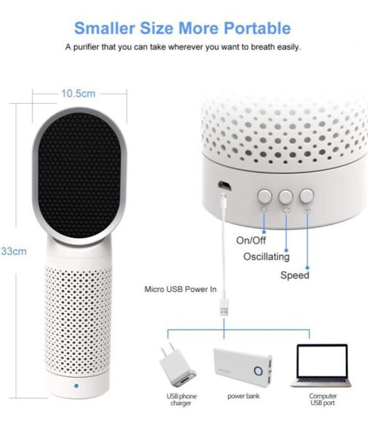 Multifunctional desktop Air Purifier - AirPureStore.ie