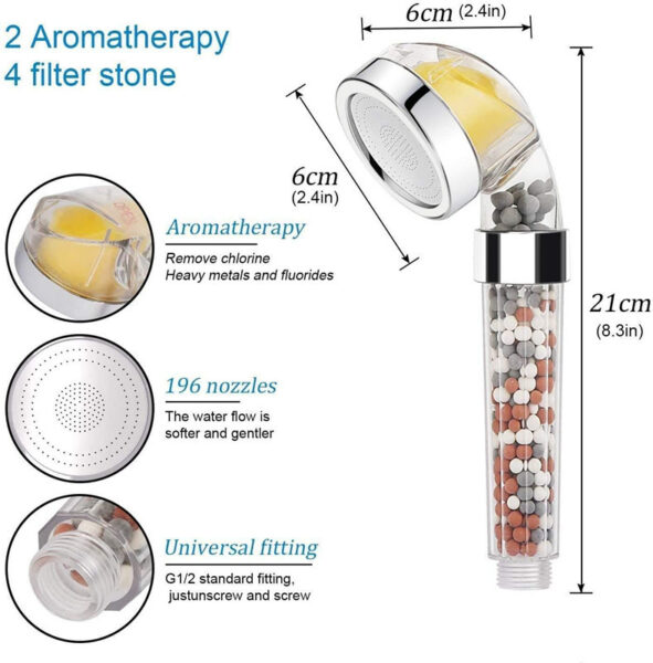 Vitamin C Ionic shower head - AirPureStore.ie